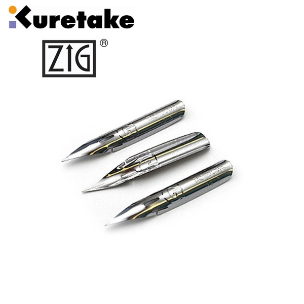 

Kuretake Pen Nib Set (G-Pen/ Maru Pen/ School Pen/ Saji Pen)