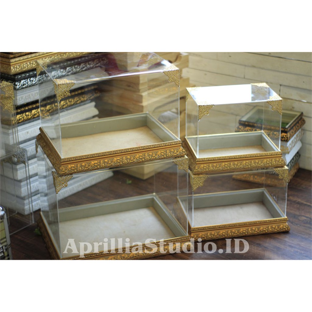 Kotak Seserahan Premium Acrylic Isi 4 PCS (GOJEK)