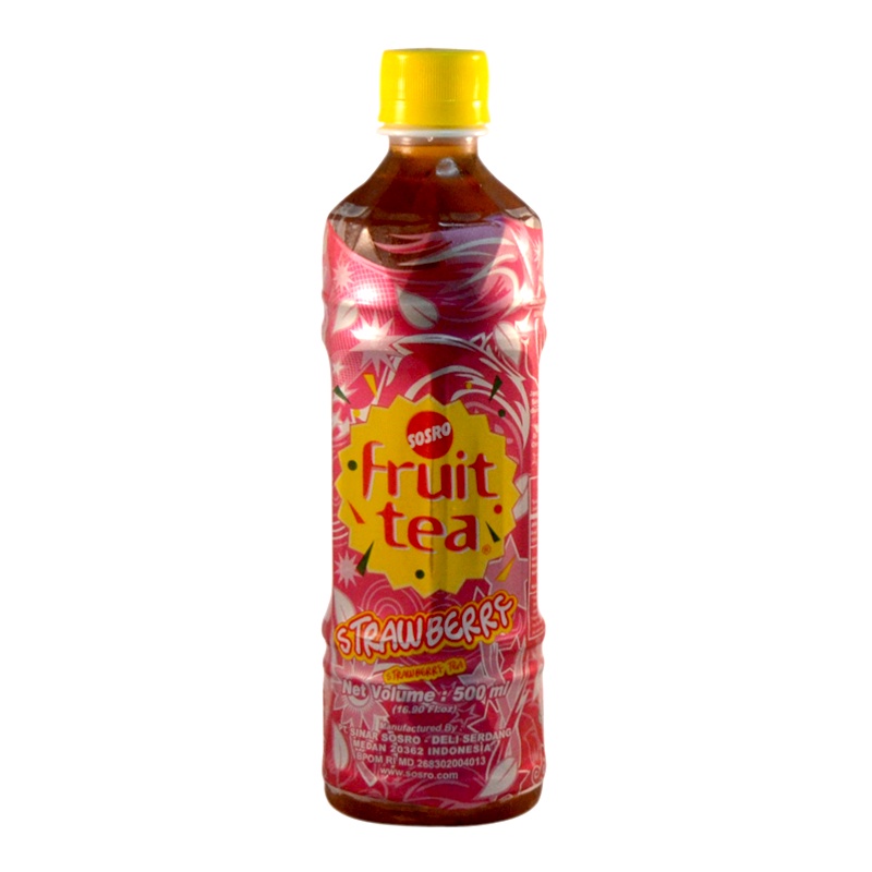 

Fruit Tea Minuman Strawberry Botol 500Ml