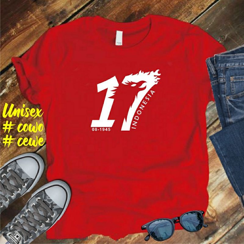 Kaos 17 Agustus 2022 DESAIN GARUDA / kaos panitia 17 Agustus 2022 / kaos distro pria wanita terlaris