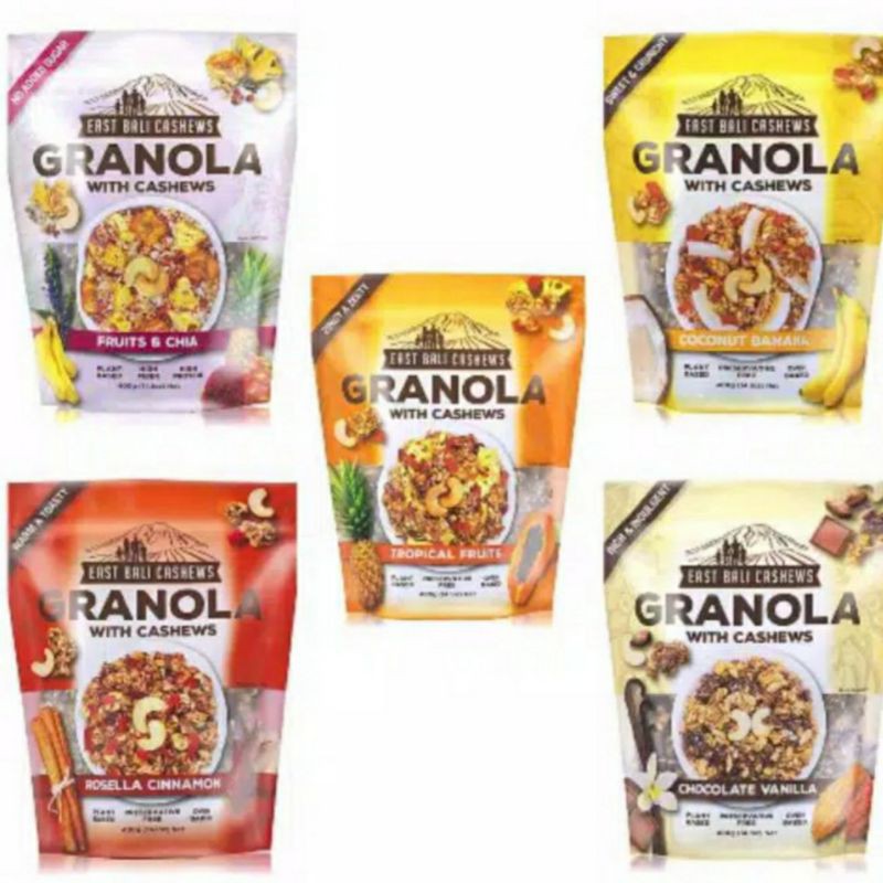 

Granola Cereals East Bali Cashews- 400 gr