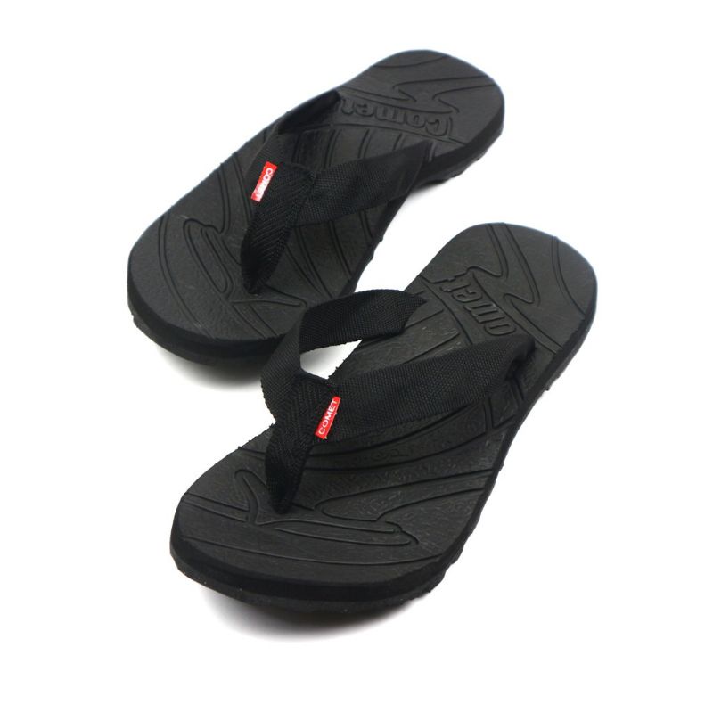 Sandal gunung pria tebal murah sandal pria hitam