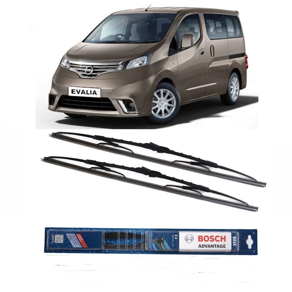 Bosch Wiper Nissan Evalia Frame Besi - 2 buah/Set 16-24