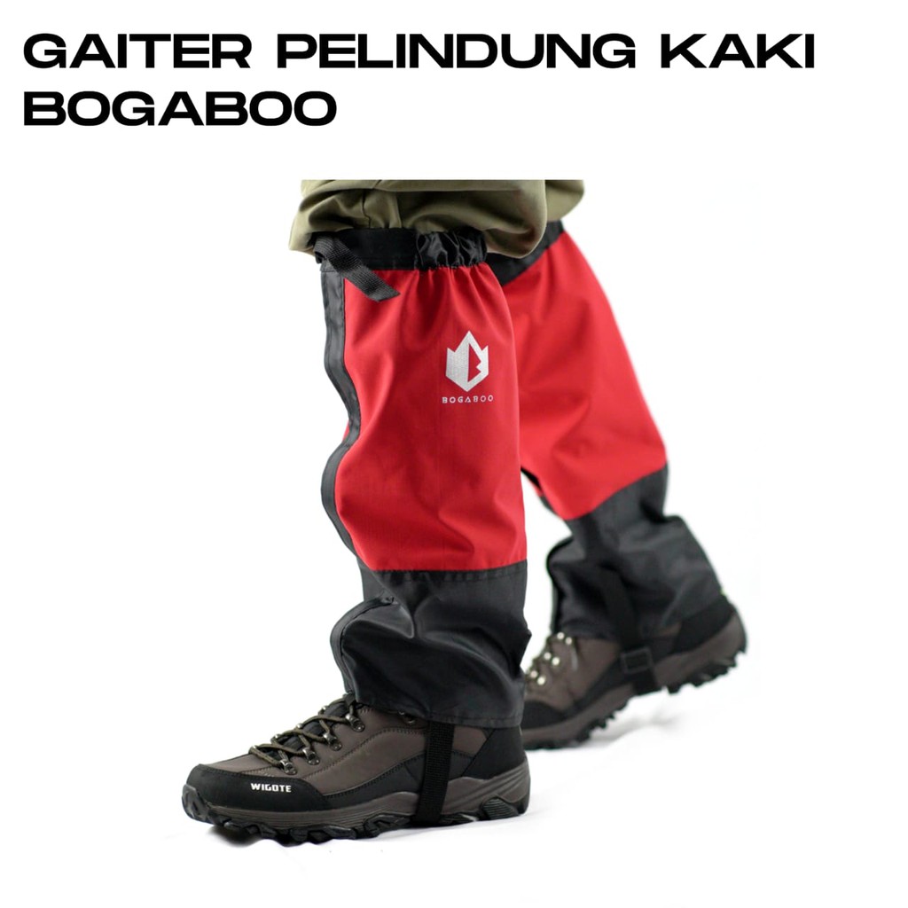 Gaiter Bogaboo waterproof - Pelindung Kaki Gunung - Gaiter - geiter - geter - geyter - geyter - geter - gaiters