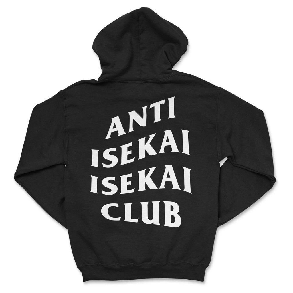 Sweater Distro Anti Isekai Isekai Club Black