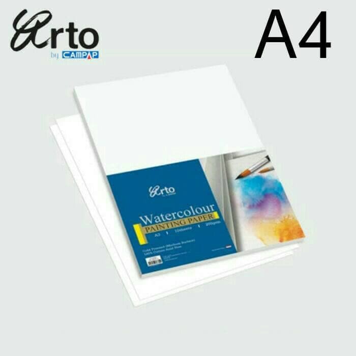 

Jual Arto Watercolour Paper A4 200gsm Cotton Berkualitas