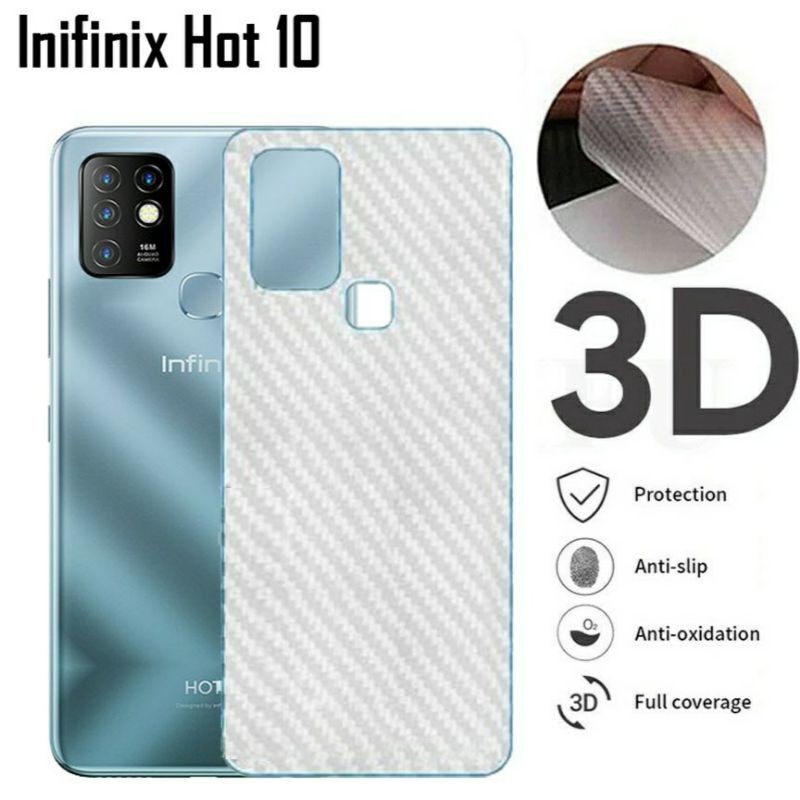 GARSKIN INFINIX NOTE 12 12 G96 HOT 12 12i 12 Play 10 BACK SCREEN PROTECTOR TRANSPARAN SKIN