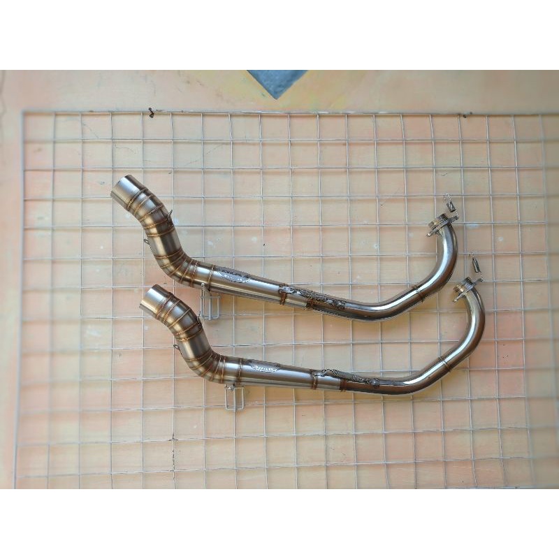 leher header knalpot TLR cb gl mp tiger inlet 55 by tlr mufler original