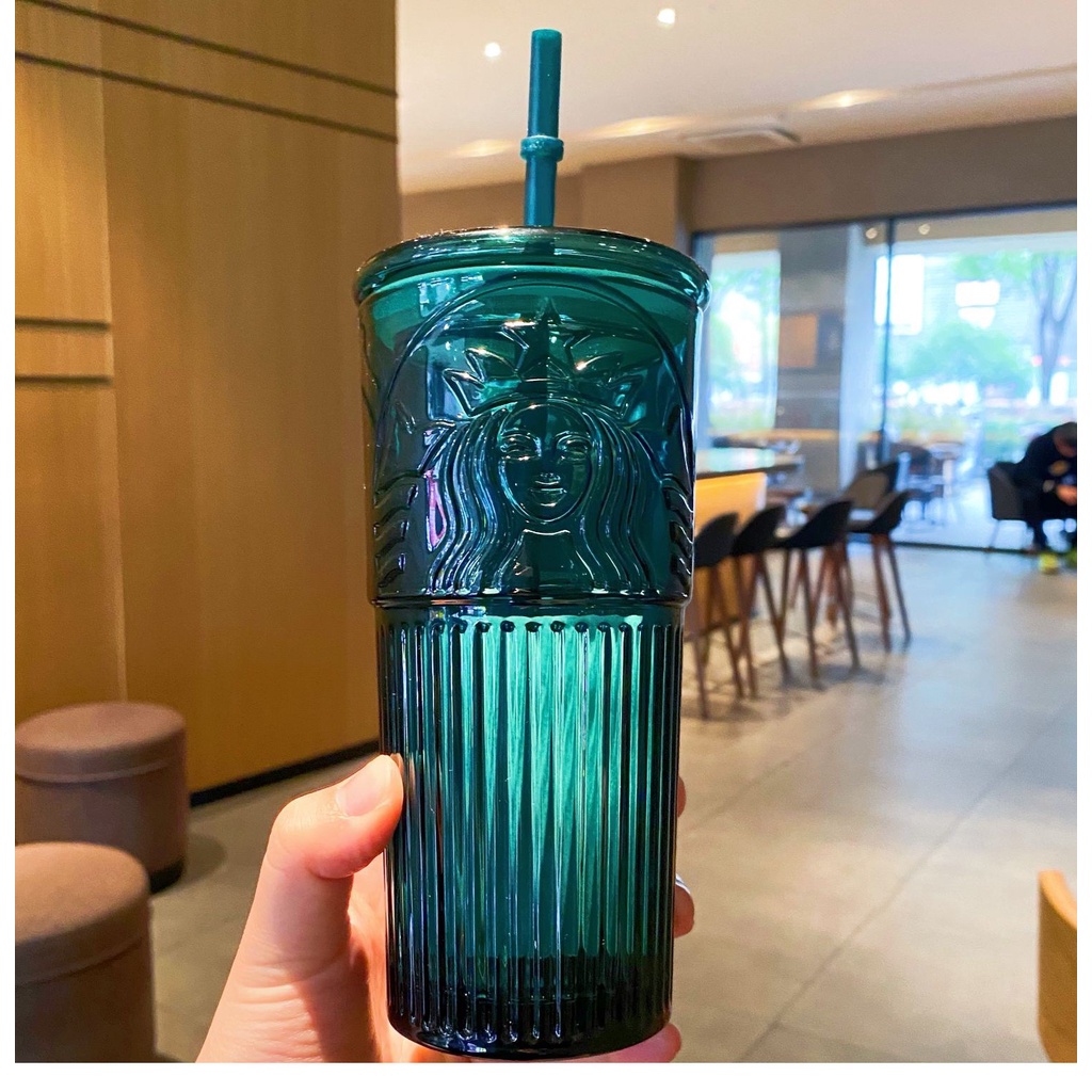 Cangkir Minum Desain Starbucks Bahan Perunggu