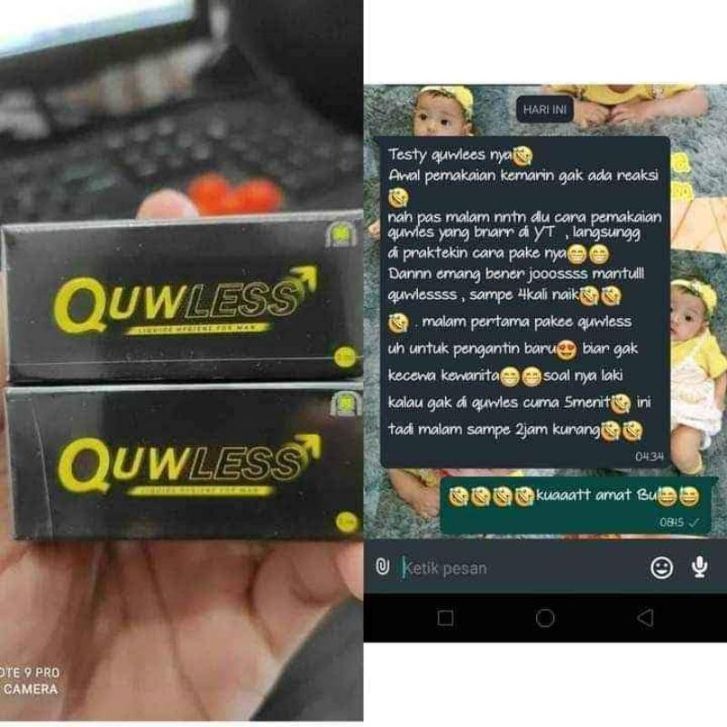 QUWLESS NASA | obat kuat tahan lama
