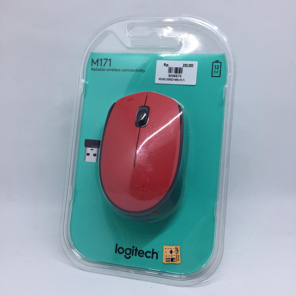 MOUSE LOGITECH  WIRELESS M171 GARANSI RESMI 100% ORIGINAL MOUSE AWET BERKUALITAS DAN MURAH