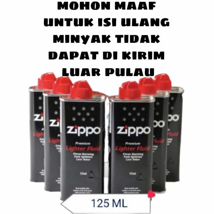 Minyak Zippo Isi Ulang