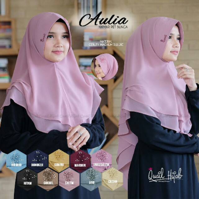 Khimar Aulia Ori quail hijab