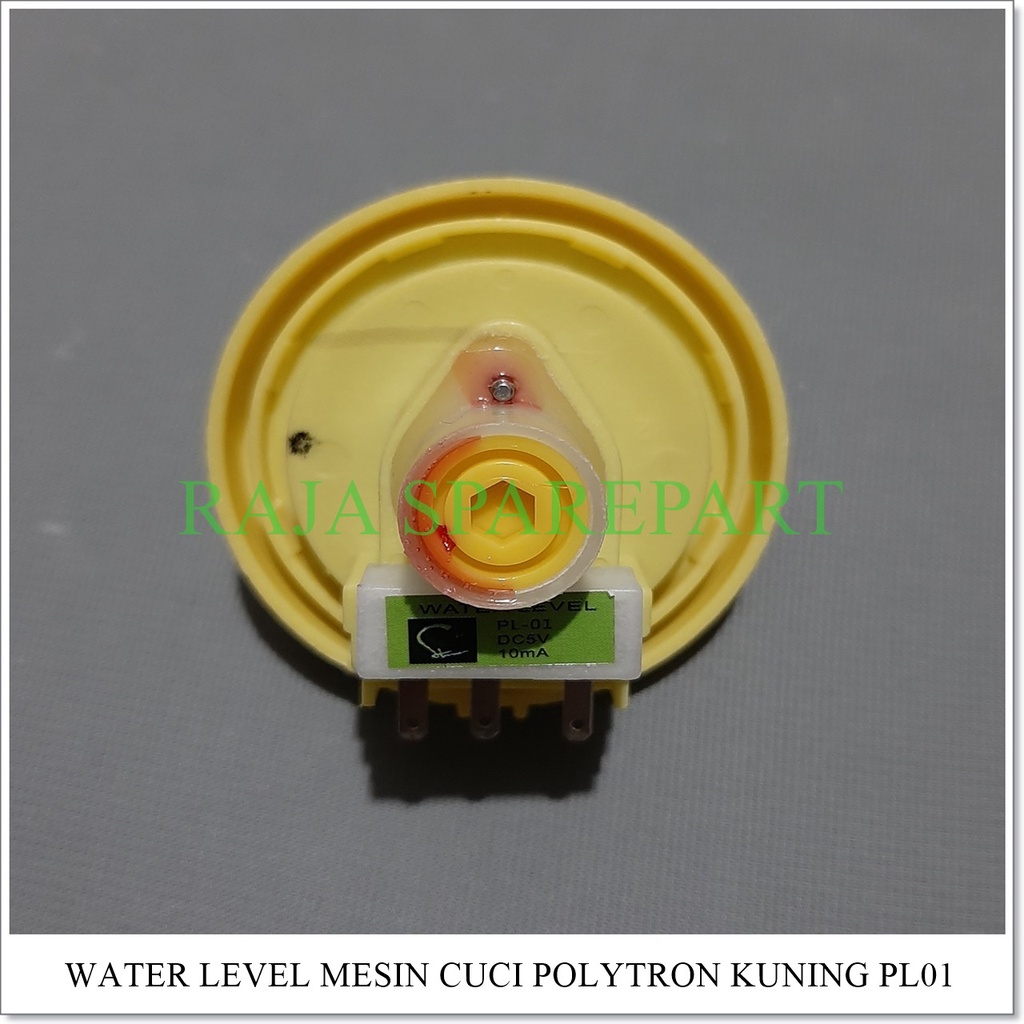 Water Level Mesin Cuci Polytron Zeromatic Top Loading (Bukaan Atas) Kuning