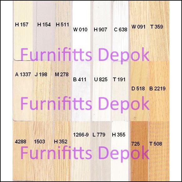 Pvc Taco Sheet Premium Warna Motif Urat Kayu Pelapis Furniture Non Hpl
