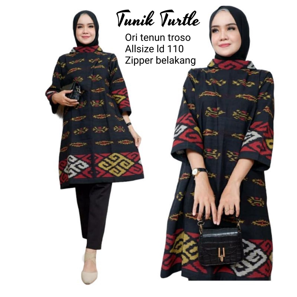 Tunik turtle ori tenun troso