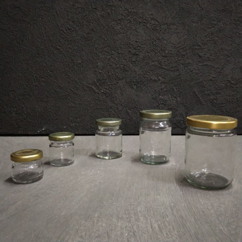Botol Selai / Madu bahan Kaca 30 ml - 250 ml