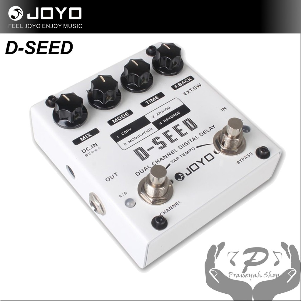 Joyo DSEED Dual Channel Digital Delay Efek Gitar D SEED Tap Tempo