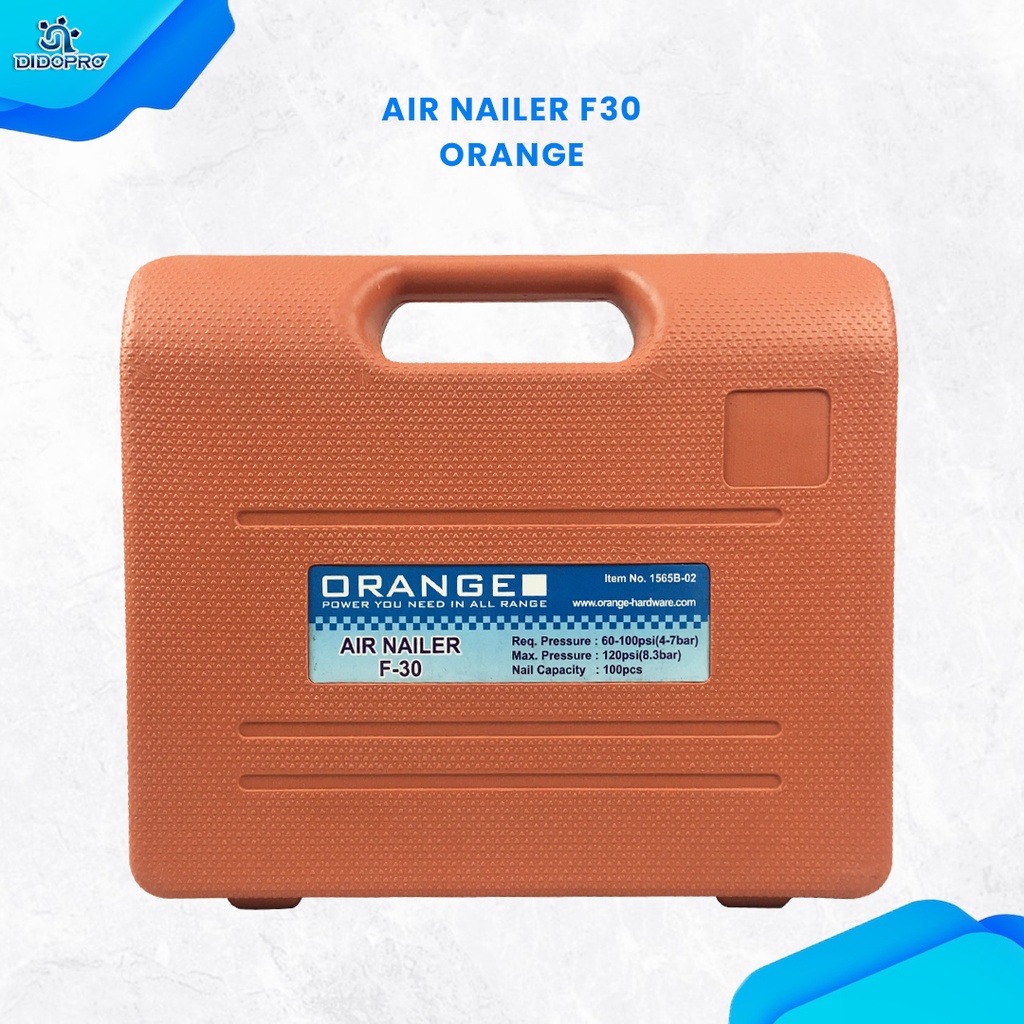 ORANGE Mesin air nailer F30 staples angin tembak paku