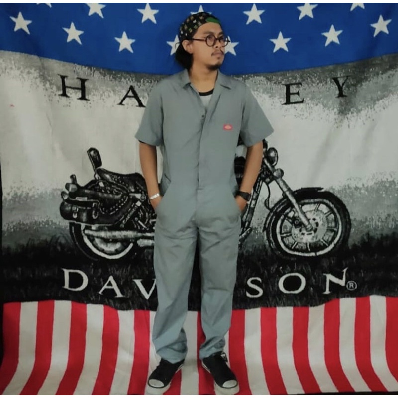 dickies coverall grey