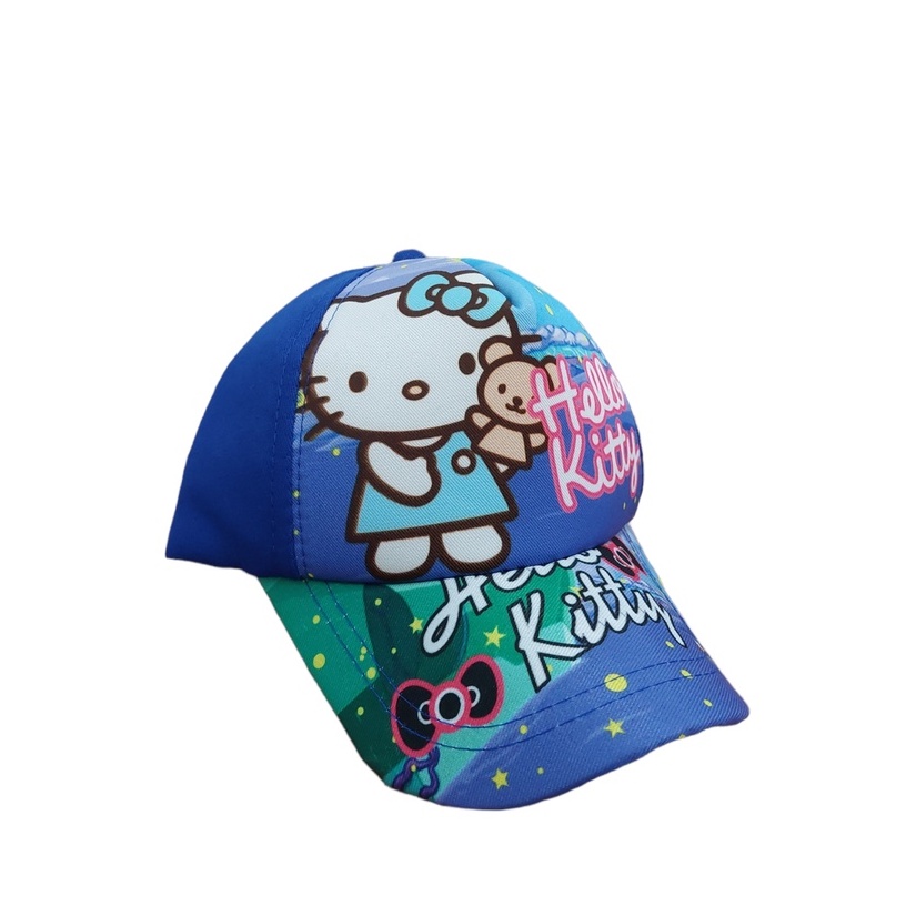 Topi Baseball Anak Print Depan Karakter Avengers / Power Rangers / Little Pony / Hello Kitty Usia 1-8 Tahun Laki Perempuan