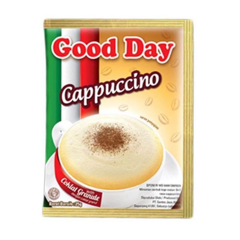 

(STOK READY) KOPI GOOD DAY CAPPUCINO 25 GRAM SACHET