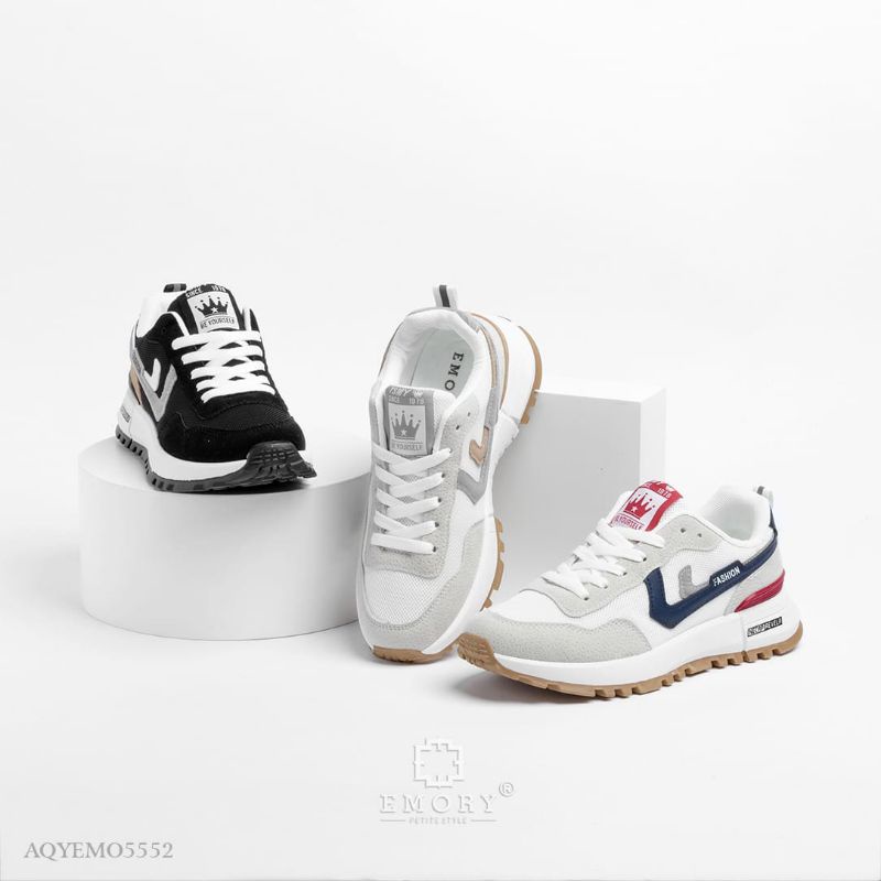 Sepatu sneakers wanita  EMORY   Snexmory AQYEMO5552 original