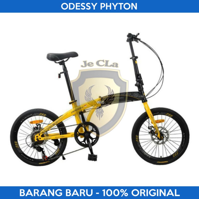 Sepeda Lipat ODESSY PHYTON 20 Inch 7 Speed Disc Brake Murah