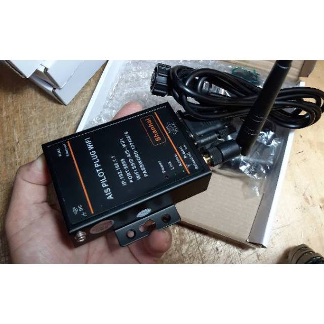 IMO Standard AIS Pilot WIFI Plug (AMP) support SEAiq Pilot iNavX iSailor on iPad AisPilot on Android (GARANSI 6 BULAN)