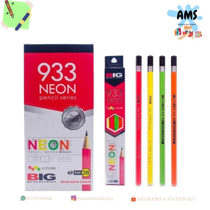 

PENSIL 2B BIG NEON