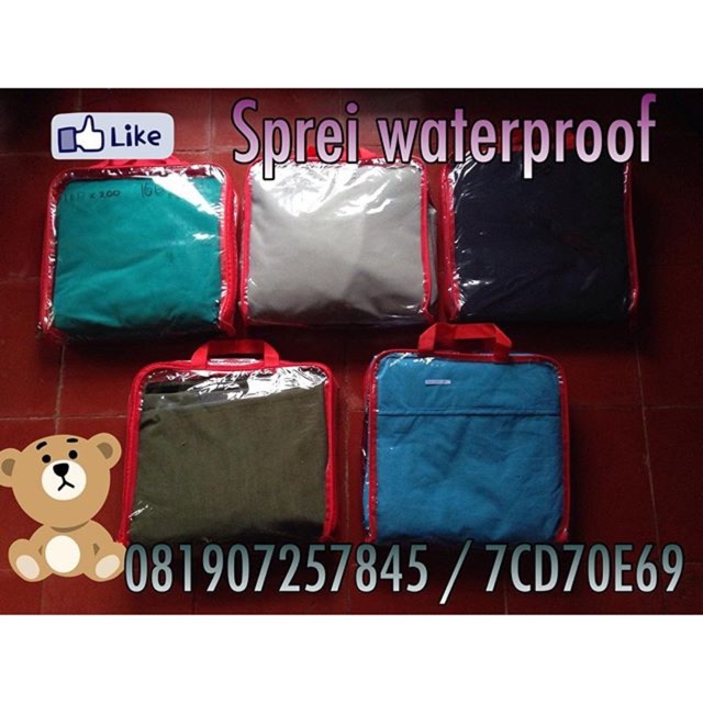 Sprei Waterproof bahan impor ASLI KOREA