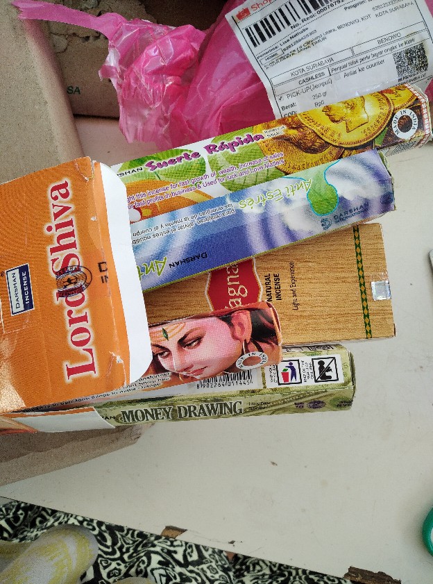 Dupa Hio India Darshan Anti Stress Handmade Isi 20 Batang