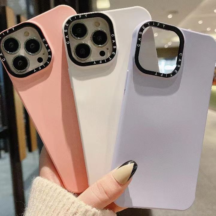 Soft Case Pelindung Kamera Bahan TPU Matte Untuk IPhone 14 Pro Max 13 6 + S 7 / 8 SE 2020 7P / 8Plus X XS XR 11 12 Mini Pro Max