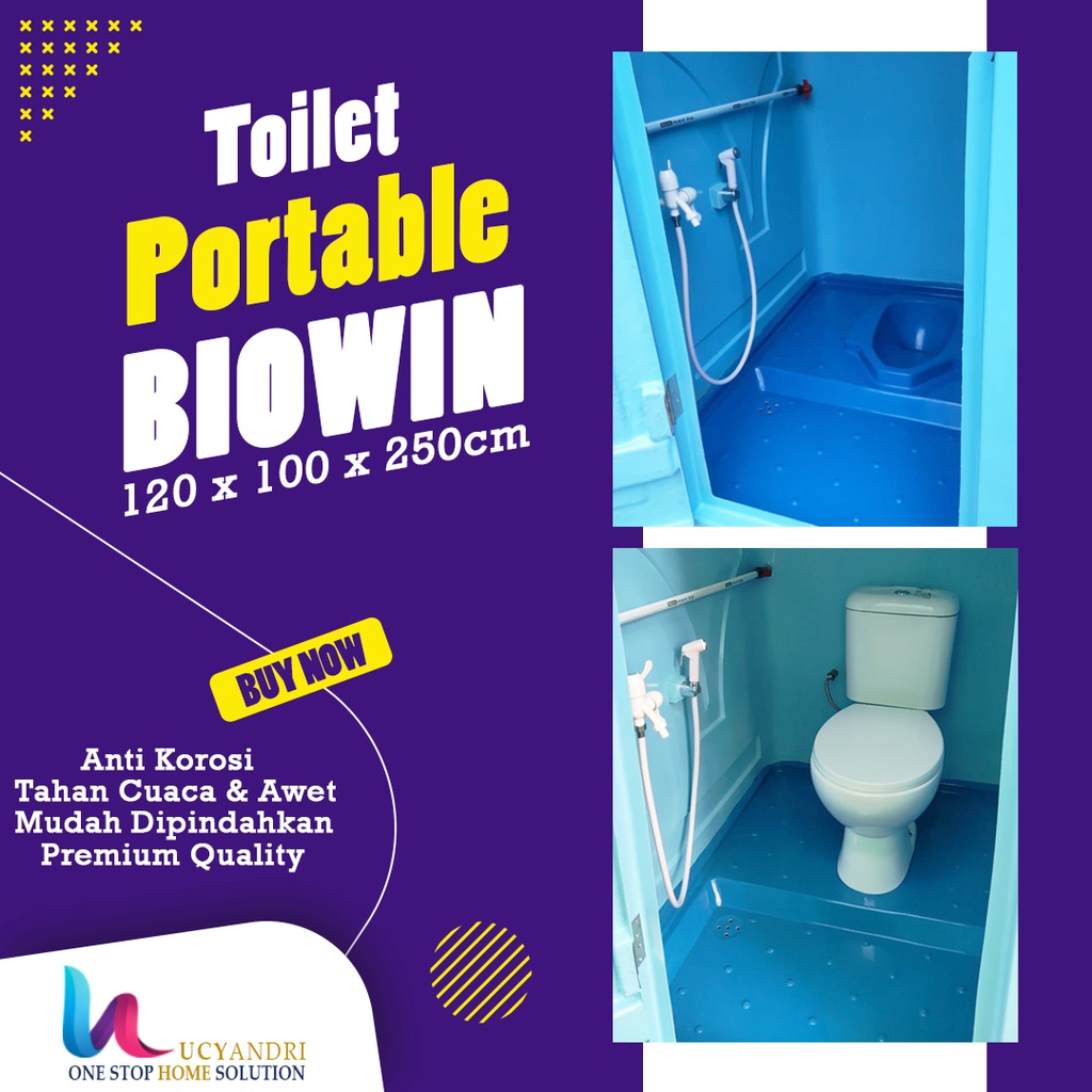 Toilet Portable BIOWIN Type B, WC DUDUK PORTABLE