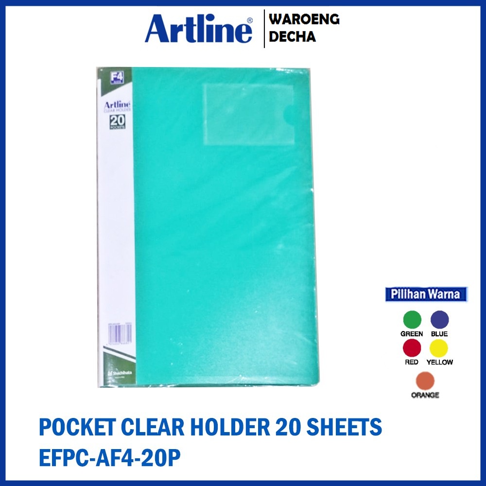 

ARTLINE Pocket Clear Holder 40 Sheet EFPC-AF4