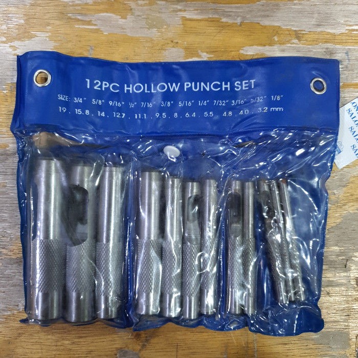 

hollow punch/plong gasket/alat pembolong set 12pcs
