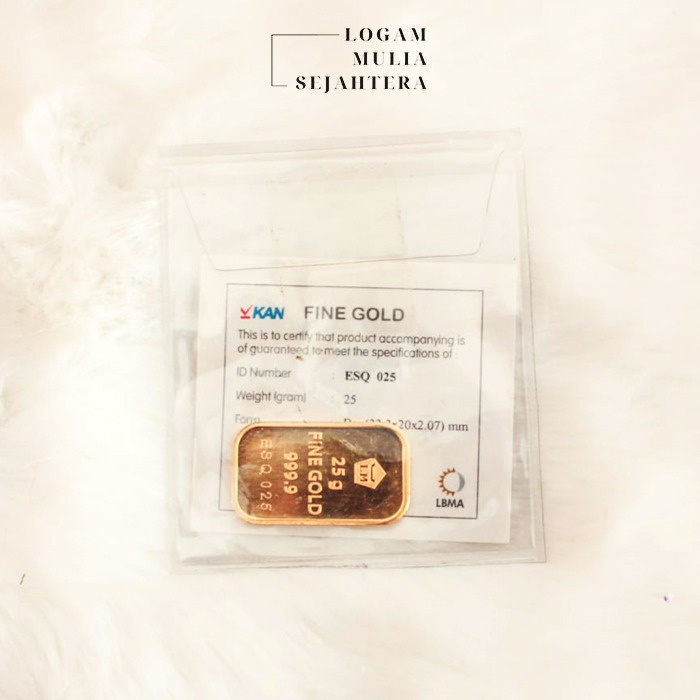 LOGAM MULIA 25 GRAM ANTAM RETRO