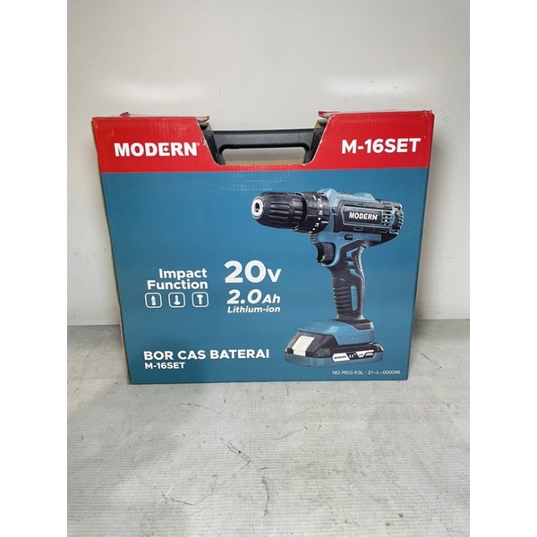 mesin bor cas baterai m-16 set modern / mesin bor cas baterai koper / mesin bor cordless / mesin bor cas koper modern / modern bor cas / modern m-16 set / mesin bor cas drill / mesin bor cas 20v modern / mesin bor baterai tangan / mesin bor portable