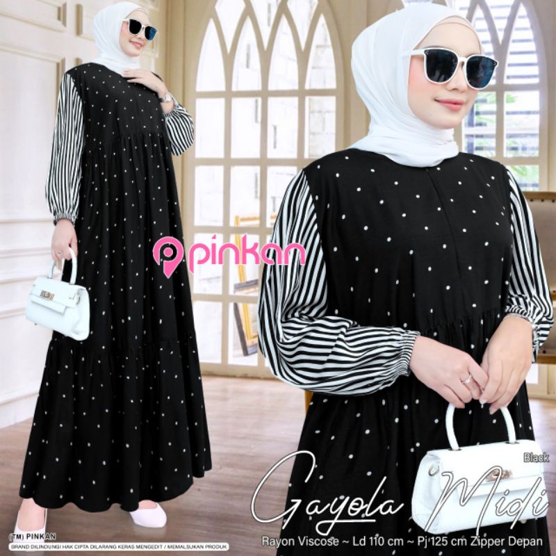 [NEW][COD][GRATIS ONGKIR][BIGSALE] BAJU GAYOLA MIDI BY PINKAN || BAJU CLAUDIA MIDI BY PINKAN || BAJU
