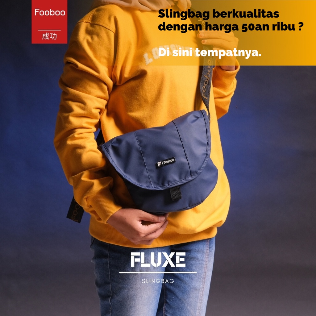 FOOBOO FLUXE SLING BAG SELEMPANG PRIA WANITA