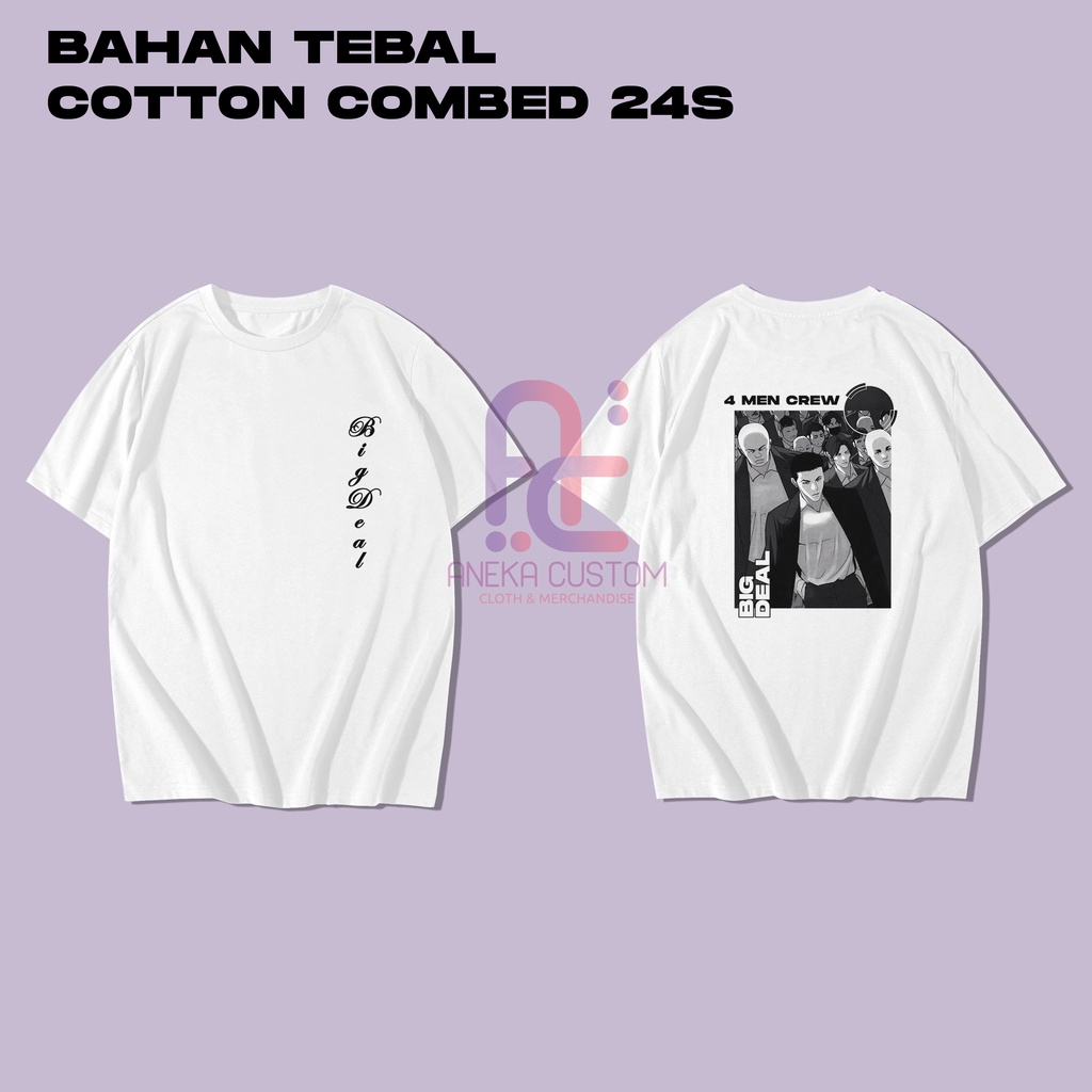 Kaos Big-Deal Baju T-Shirt Manhwa Outfit