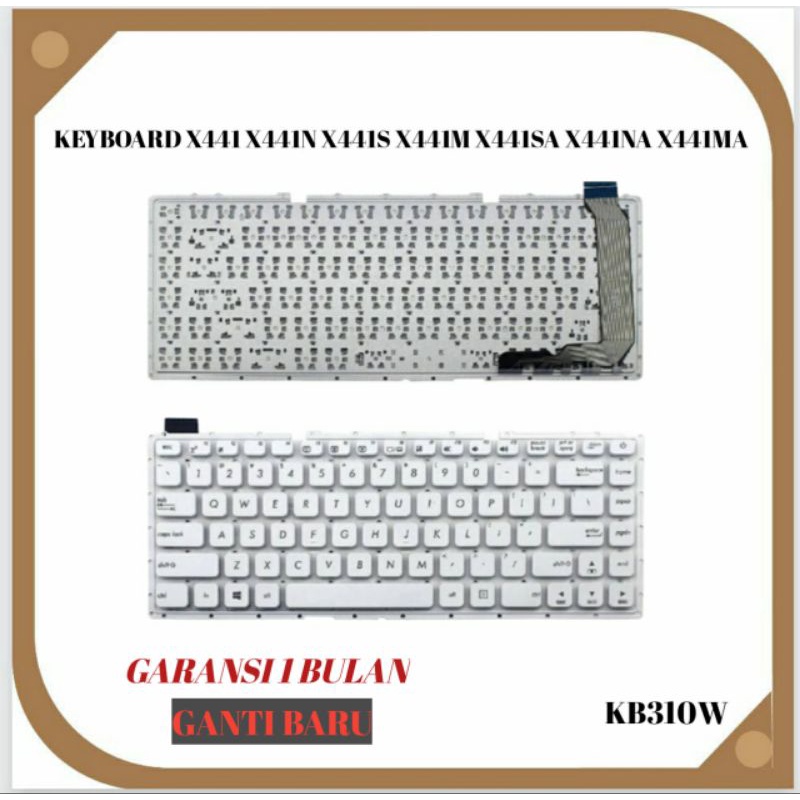 Keyboard Asus X441 X441n X441s X441m Putih