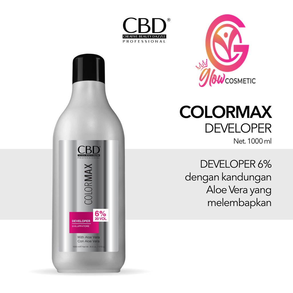 CBD COLOR MAX DEVELOPER SVILUPPATORE WITH ALOE VERA 1000 ML