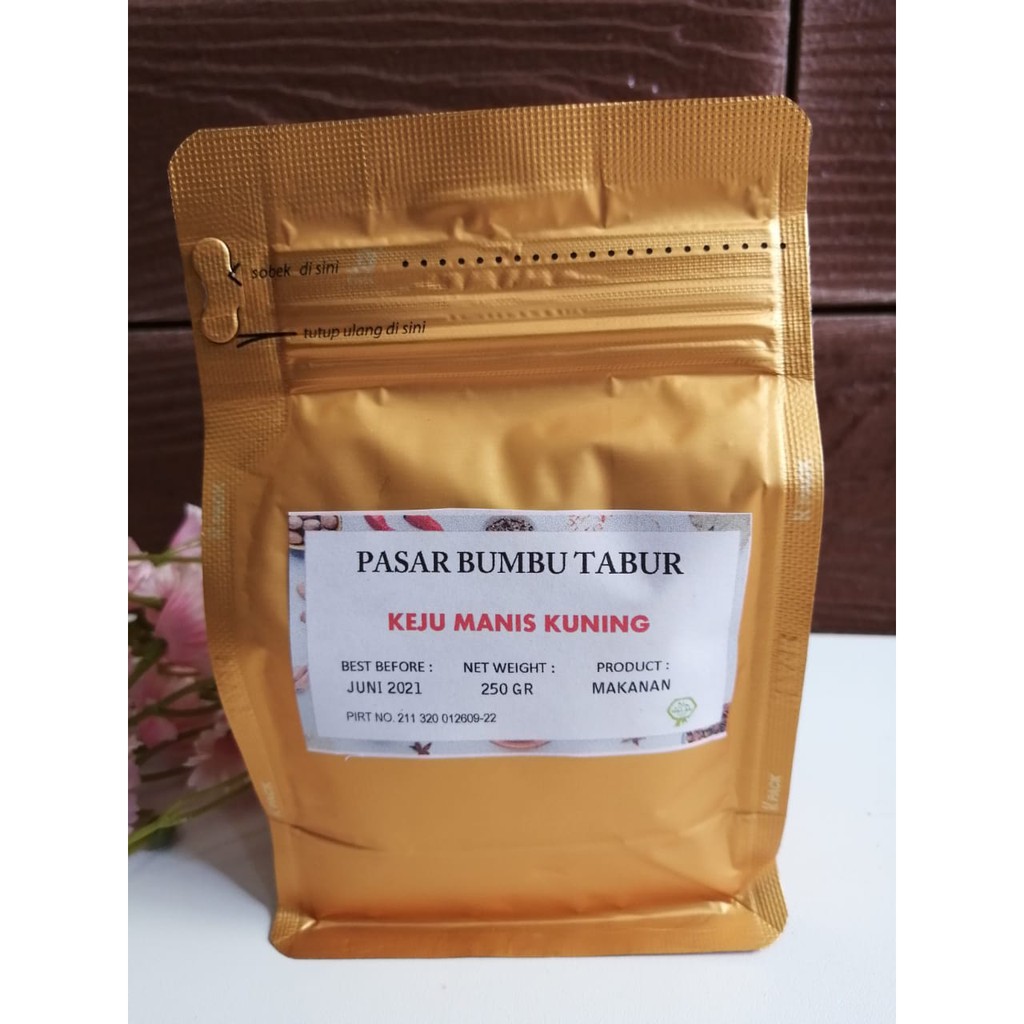 

BUMBU TABUR KEJU MANIS KUNING 250 GRAM BUBUK MAKANAN SERBAGUNA ENAK MURAH HALAL