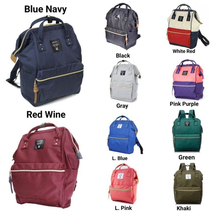 Tas Ransel Oxford Anello Size L ORIGINAL - COWOK CEWEK