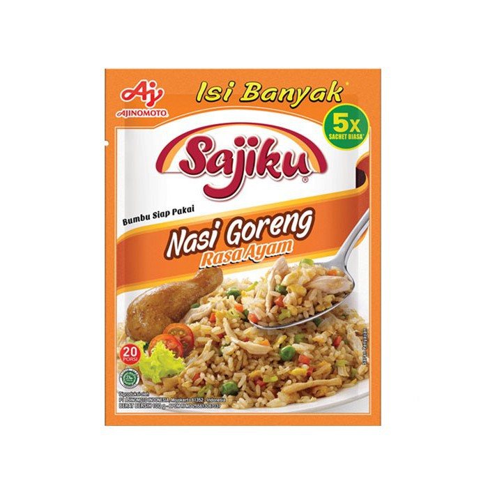 

Sajiku bumbu nasi goreng rasa ayam 20gr