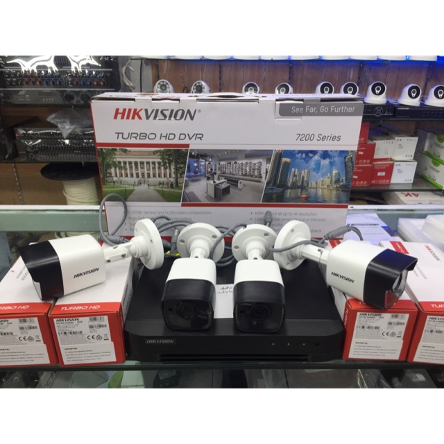 PAKET CCTV 4 CHANNEL HIKVISION 5MP REAL H.2560P