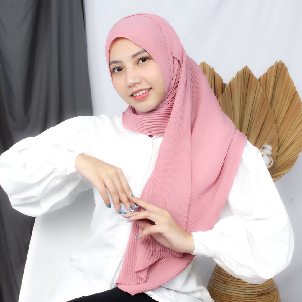 [12.12] RX Fashion Pleated Shawl / Pashmina Full Plisket