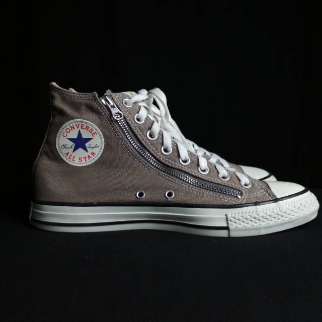 Converse double zipper