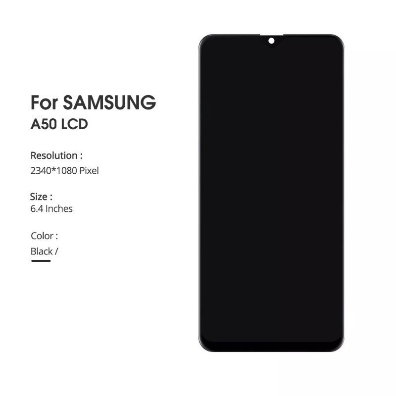 LCD TOUCHSCREEN SAMSUNG GALAXY A50 / A505 / A505F - INCELL COMPLETE